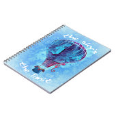 De luchtballon van de Limit Waterverf Hot Air Notitieboek (Linkerzijde)