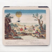 De luchtballon van Jean Pierre Blanchard Muismat (Voorkant)
