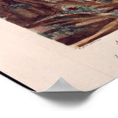 De luchtballon van Jean Pierre Blanchard Poster (Hoek)