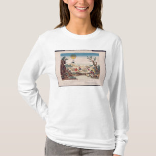 De luchtballon van Jean Pierre Blanchard T-shirt