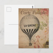 De luchtballon van La Seréne Briefkaart (Voorkant / Achterkant)