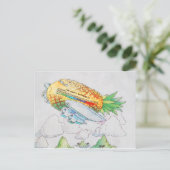 De luchthaven Hawaii Express Briefkaart (Staand voorkant)