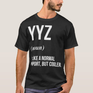 De luchthaven YYZ T-shirt