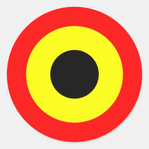 De Luchtmacht Roundel van België Ronde Sticker