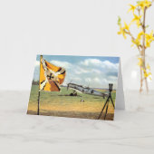 De Luchtmachtbasis van WO.II Luftwaffe + Het Duits Kaart (Gele Bloem)