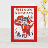 De Luchtroutes ~ Afrika van Wilson Kaart (Gele Bloem)