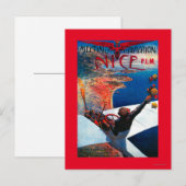 De Luchtvaart van D van de vergadering het Poster Briefkaart (Voorkant / Achterkant)