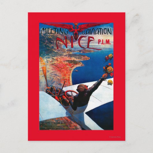 De Luchtvaart van D van de vergadering het Poster Briefkaart (Voorkant)