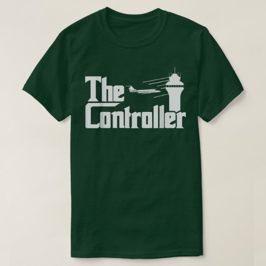 De luchtverkeersleidingseenheid ControllerAir Traf T-shirt (Design voorkant)