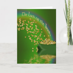 De Luck of the Irish - Pot of Gold/Rainbow Kaart
