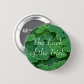 De Luck of the Irish Ronde Button 5,7 Cm (Voorkant /achterkant)