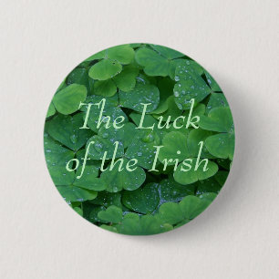 De Luck of the Irish Ronde Button 5,7 Cm