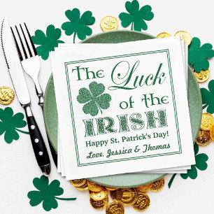 De Luck of the Irish St. Patrick's Day Servet