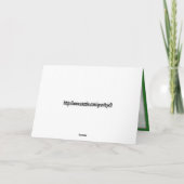 De Lucky Clovers & Pot of Gold Kaart (Achterkant)