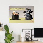 De Lucky Foot van Anjo Lafin Poster (Thuiskantoor)