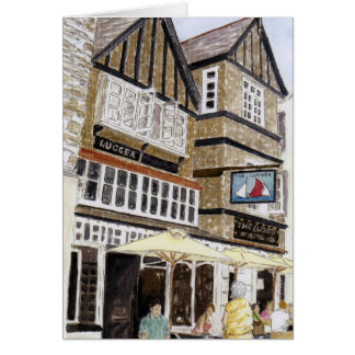 "De lugger (Fowey)"-kaart