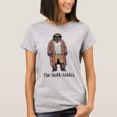 De luiaard blijft. Uitkoelen van software T-shirt (Voorkant)