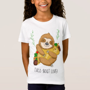 De Luiaard en de Taco van de Liefde van de Periode T-shirt