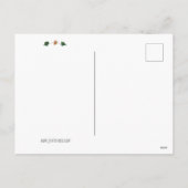 De Luiaard van de kerstman: Gelukkige Late Feestdagenkaart (Achterkant)