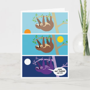 De Luiaard van het baby (Verjaardag) Kaart