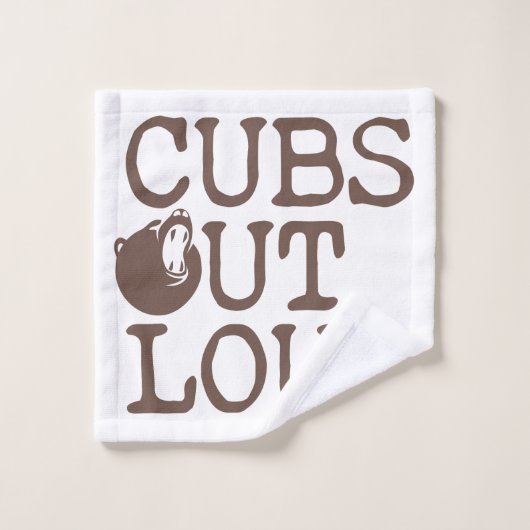 De luide doekset van Cubs Bad Handdoek (Wasdoekje)