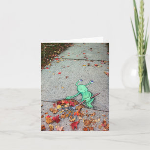 de luie bladraker kaart