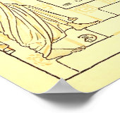 De luie huisvrouwen Walter Crane Small Poster (Hoek)