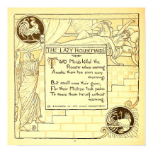 De luie huisvrouwen Walter Crane Small