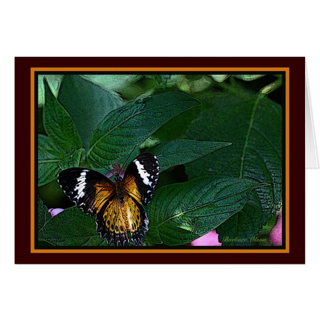 De luipaard (Cethosia cyane): Vlinder (Voorkant Horizontaal)