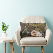 De luipaard moet liggen met de lamb-Isaiah 11 Kussen (Stoel)