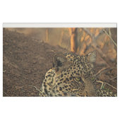 De luipaard moet liggen met de lamb-Isaiah 11 Stof (Fat Quarter)