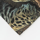 De luipaard zal met kind-Isaiah 11 liggen Fleece Deken (Hoek)