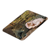 De luipaard zal met lam-Isaiah 11 liggen Magneet (Linkerzijde)