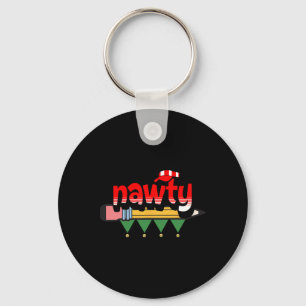 De Lulu Darling Naughty of Nice List Christmas Pa Sleutelhanger
