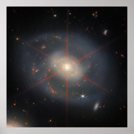 De Luminous NGC 7469 Galaxy | JWST Poster