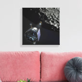De Lunar CRater Observation Canvas Afdruk (Insitu (Woonkamer))