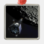 De Lunar CRater Observation Metalen Ornament (Voorkant)
