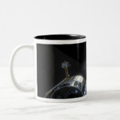 De Lunar CRater Observation Tweekleurige Koffiemok (Links)