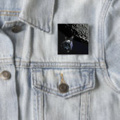 De Lunar CRater Observation Vierkante Button 5,1 Cm (In situ)