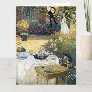 De lunch Claude Monet    Kaart