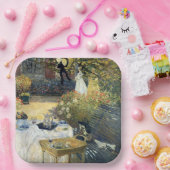 De lunch Claude Monet    Papieren Bordje (Feest)
