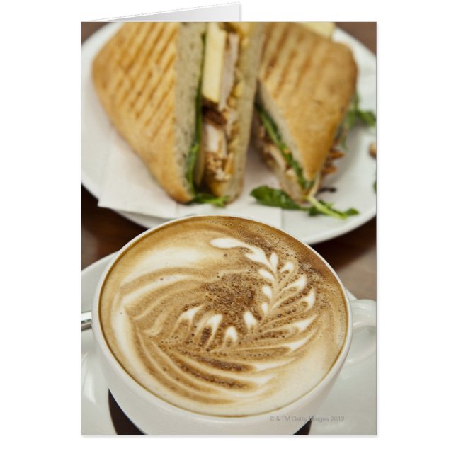 De lunch met de heer Cappuccino en de heer panini (Voorkant)