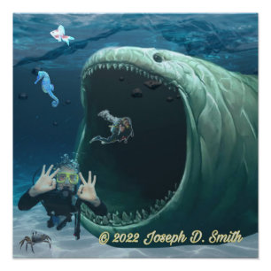 De Lunch van de Bloop Foto Afdruk