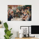 De lunch van de boot partij door Pierre A. Renoir Poster (Thuiskantoor)