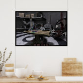 De lunch van de Vase Poster (Keuken)