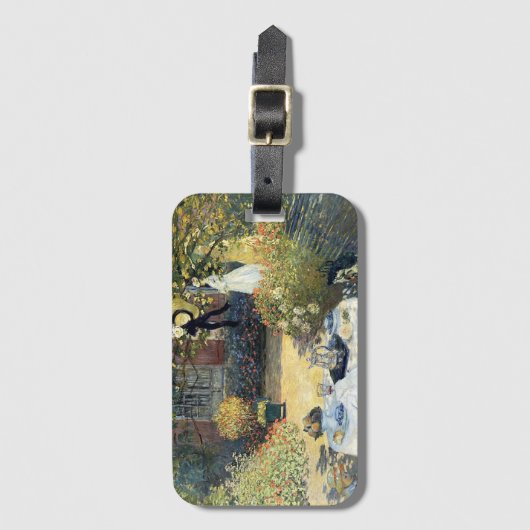 De Luncheon Claude Monet Bagagelabel (Voorkant (verticaal))