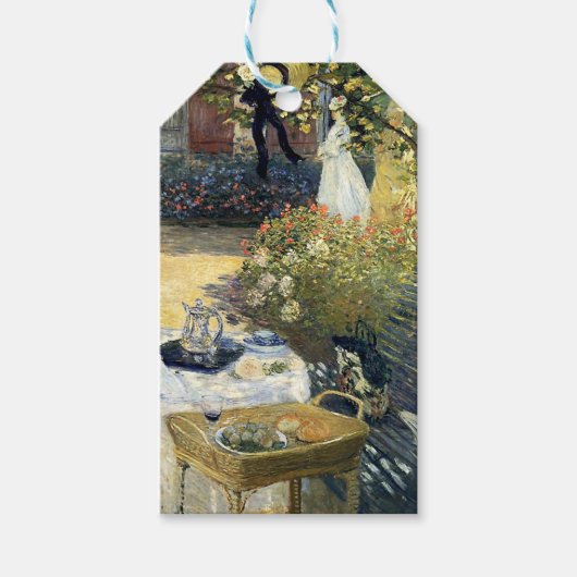 De Luncheon Claude Monet Cadeaulabel (Voorkant)