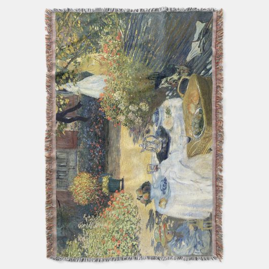 De Luncheon Claude Monet Deken (Voorkant Verticaal)