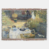 De Luncheon Claude Monet Deken (Voorkant)
