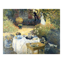 De Luncheon Claude Monet Foto Afdruk